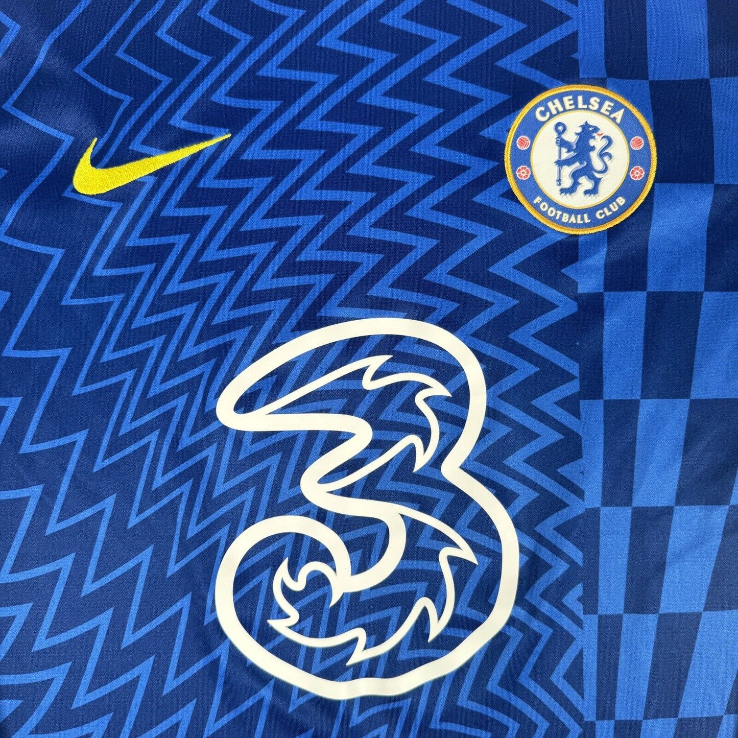 Chelsea 2021/2022 Home Football Shirt  Men’s Small - Football Shirt Kingdom