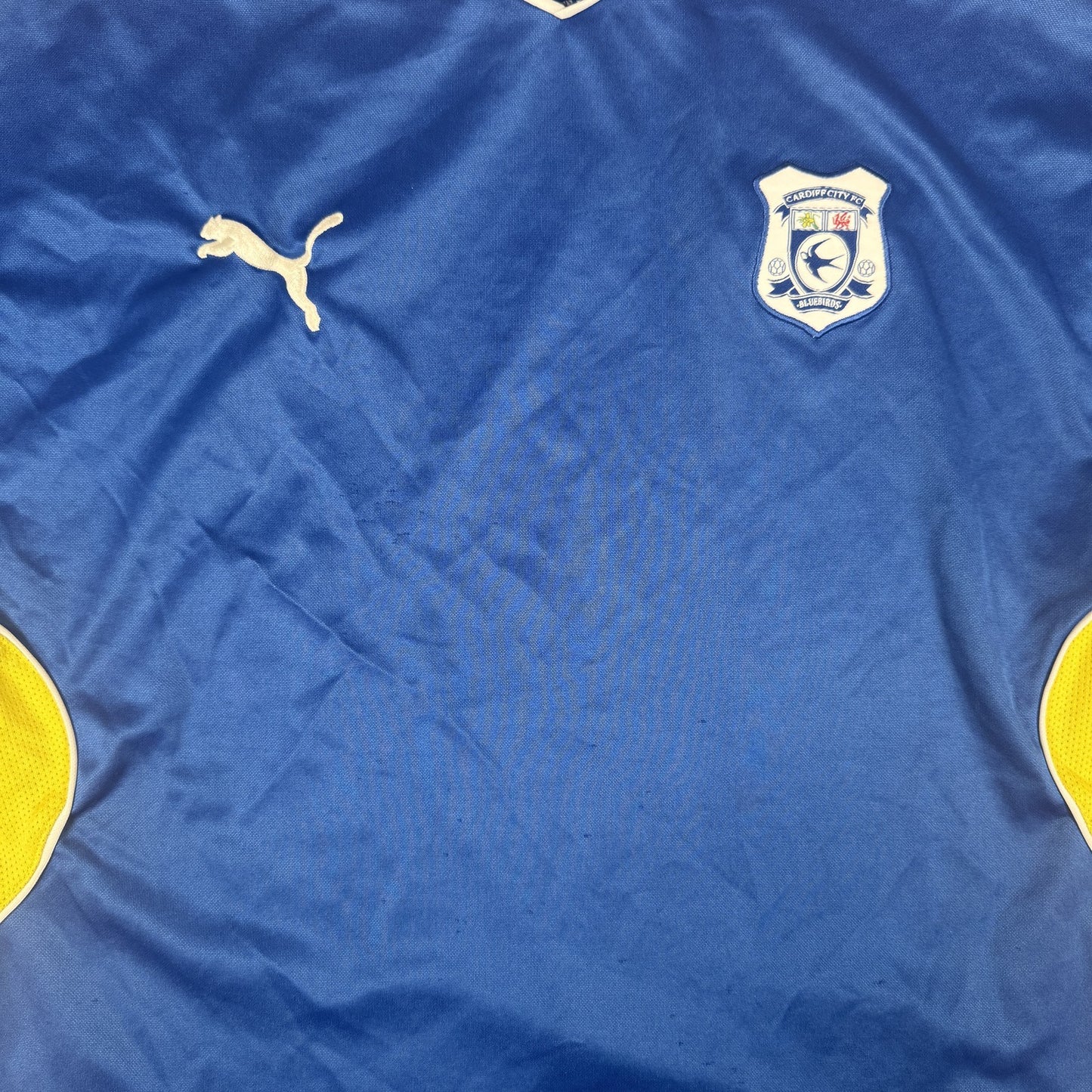 Cardiff City 2009/2010 Home Football Shirt  Medium