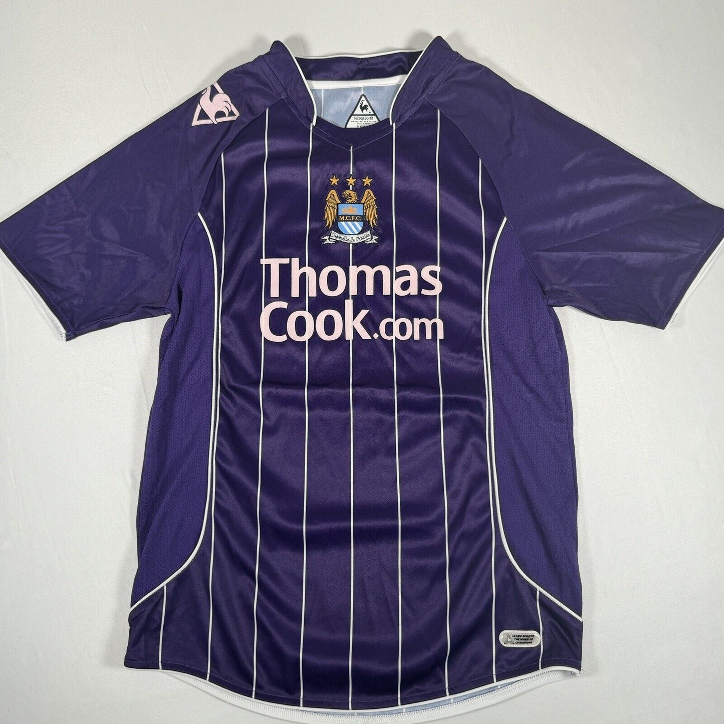 manchester city 2007 2008 away football shirt men s small2