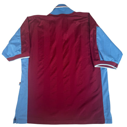 West Ham United 1997/1998 Home Football Shirt XL — full back view