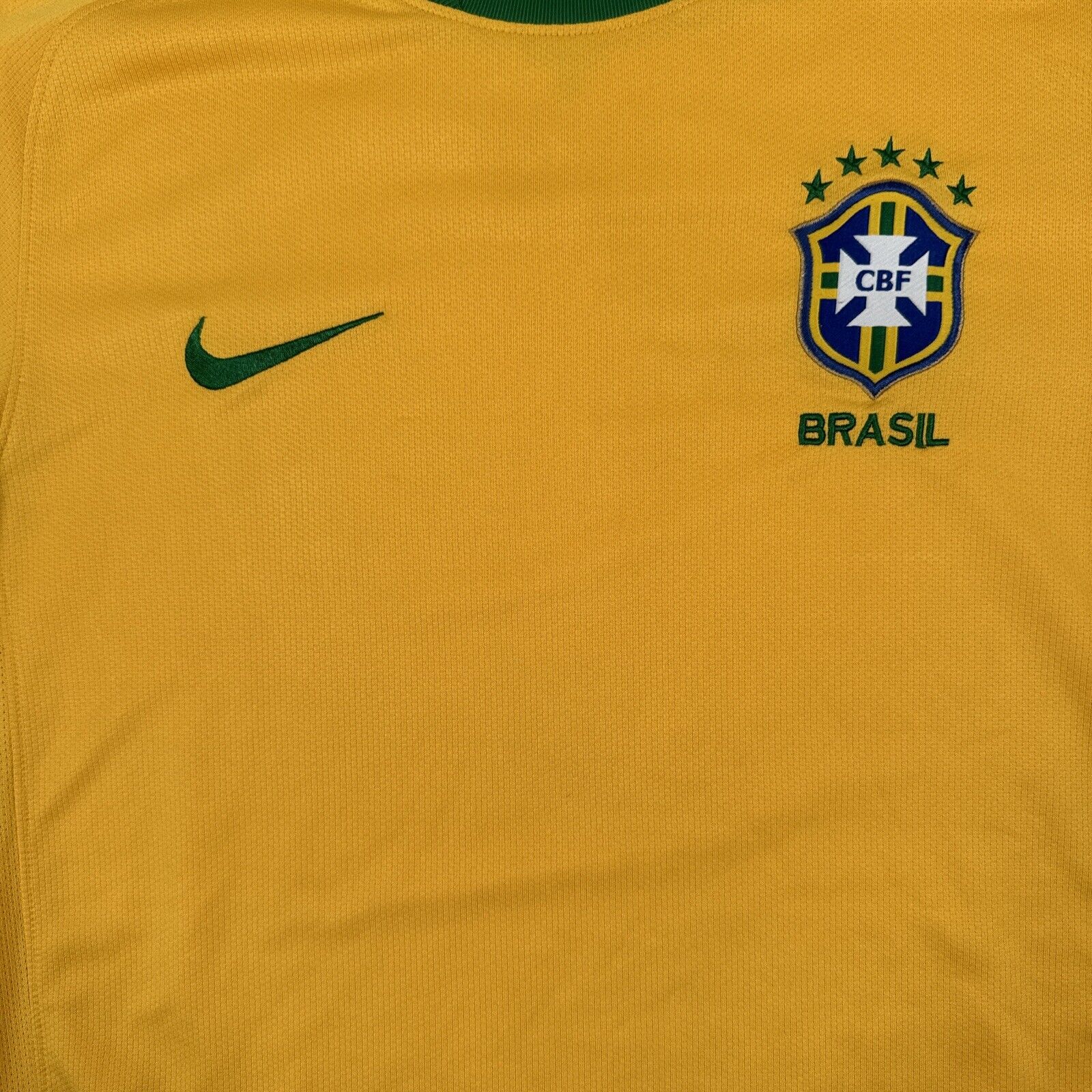 Brazil 2010/2011/2012 Home Football Shirt  Medium - Football Shirt Kingdom