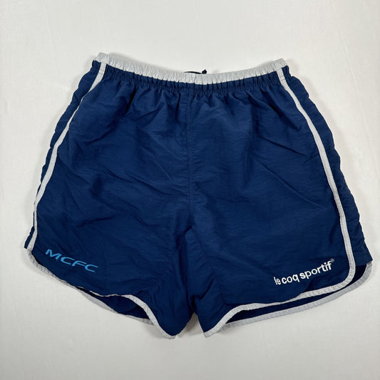 manchester city 2001 2002 2003 away football shorts 34 361