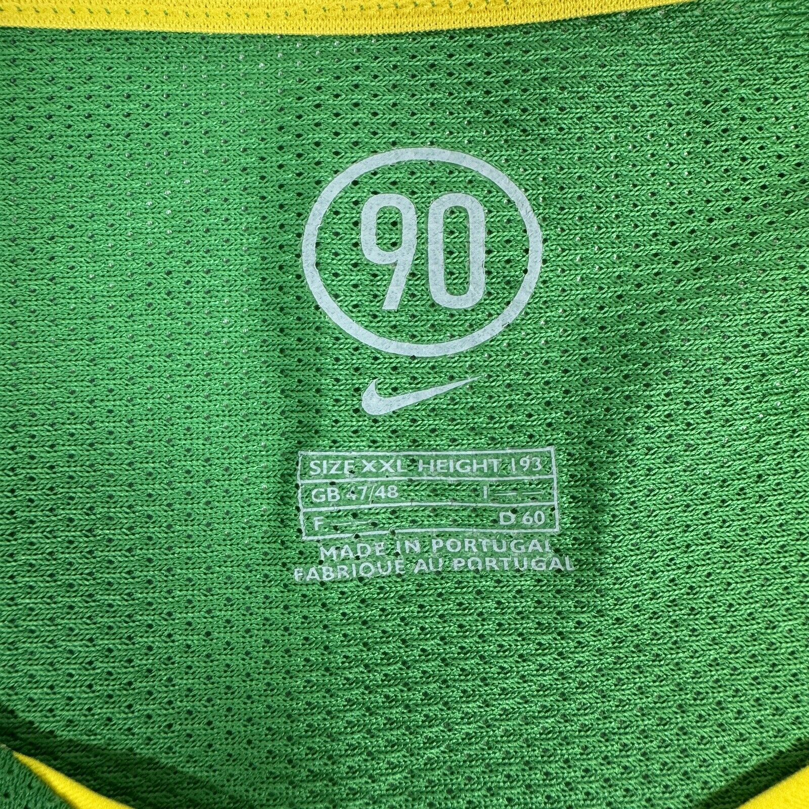 brazil 2004 2005 2006 home football shirt xxl 2xl5