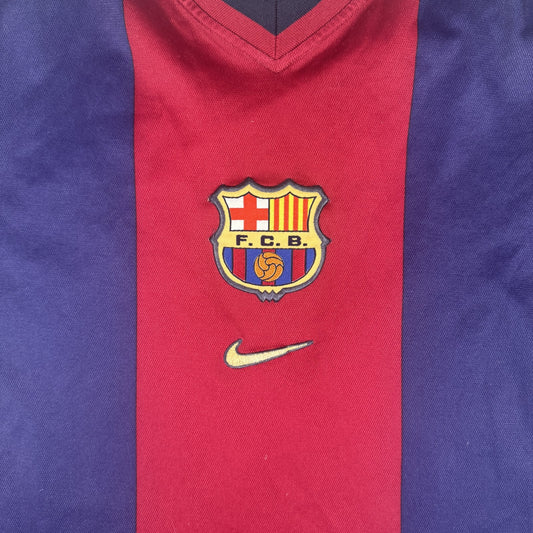 Barcelona 1998/1999 Home Football Shirt  XL