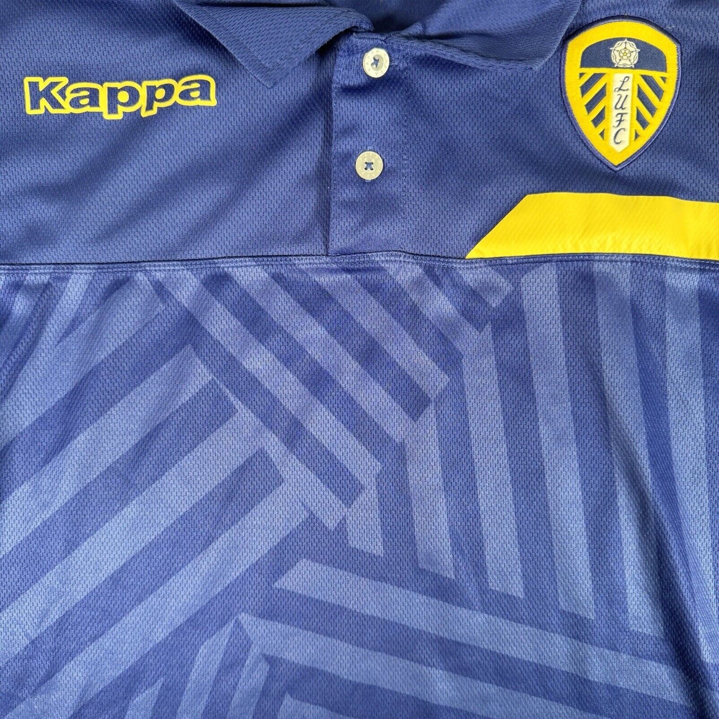 Leeds United 2014/2015 Blue Training Football Shirt  Medium - Football Shirt Kingdom