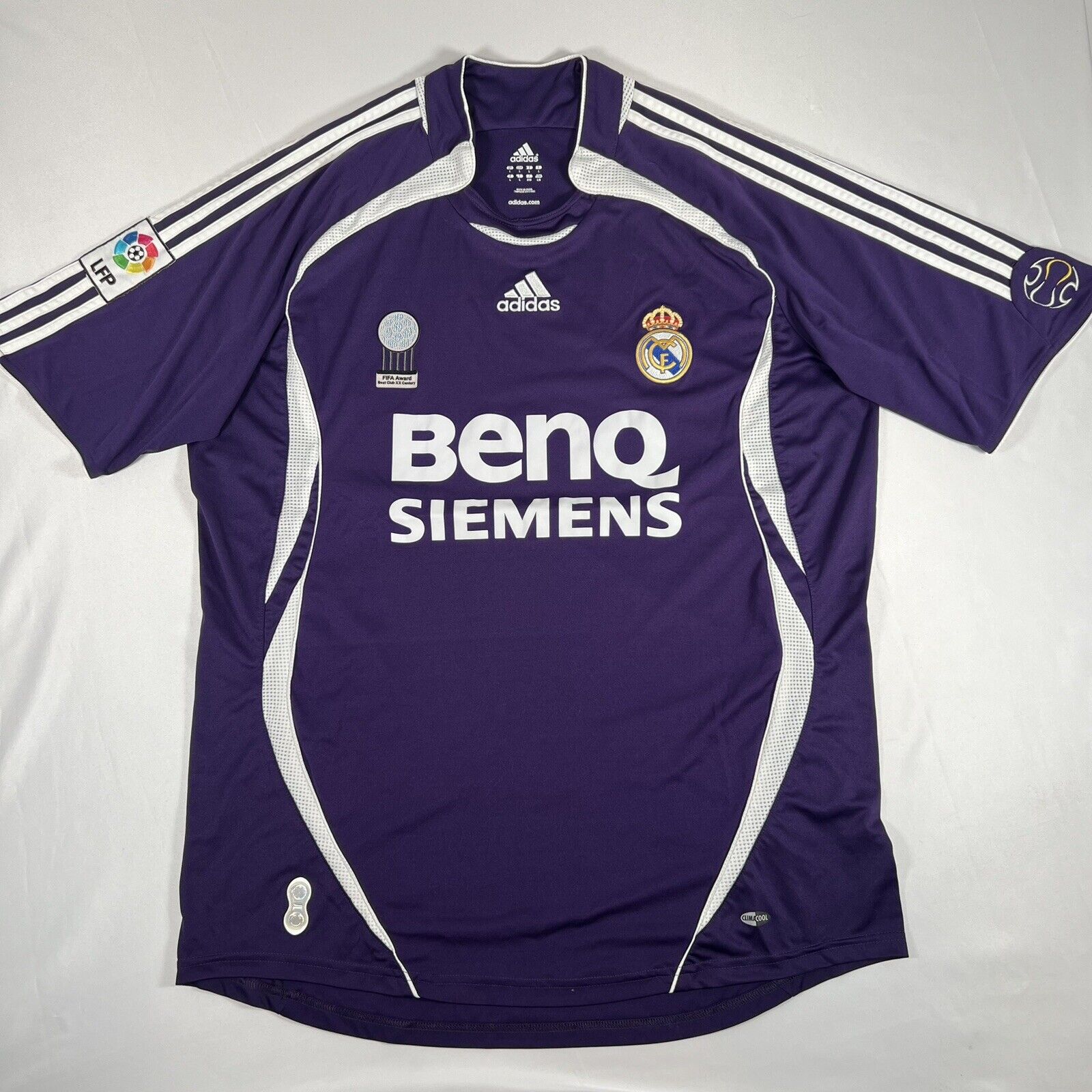 real madrid 2006 2007 third football shirt men s large2