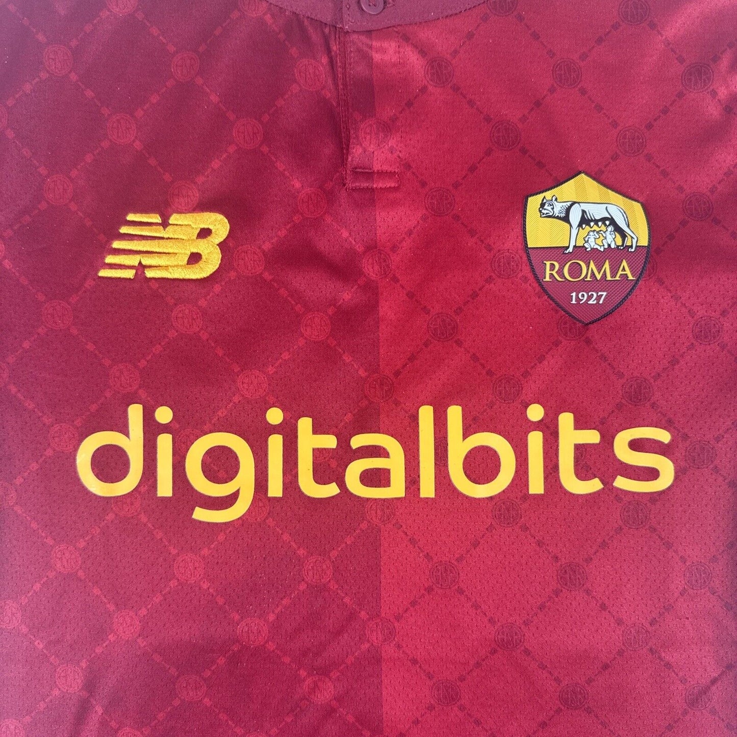 DYABALA 21 Roma 2022/2023 Home Football Shirt Player Spec Small