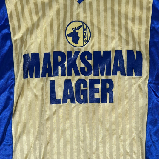 mansfield town 1988 1989 home football shirt small 21