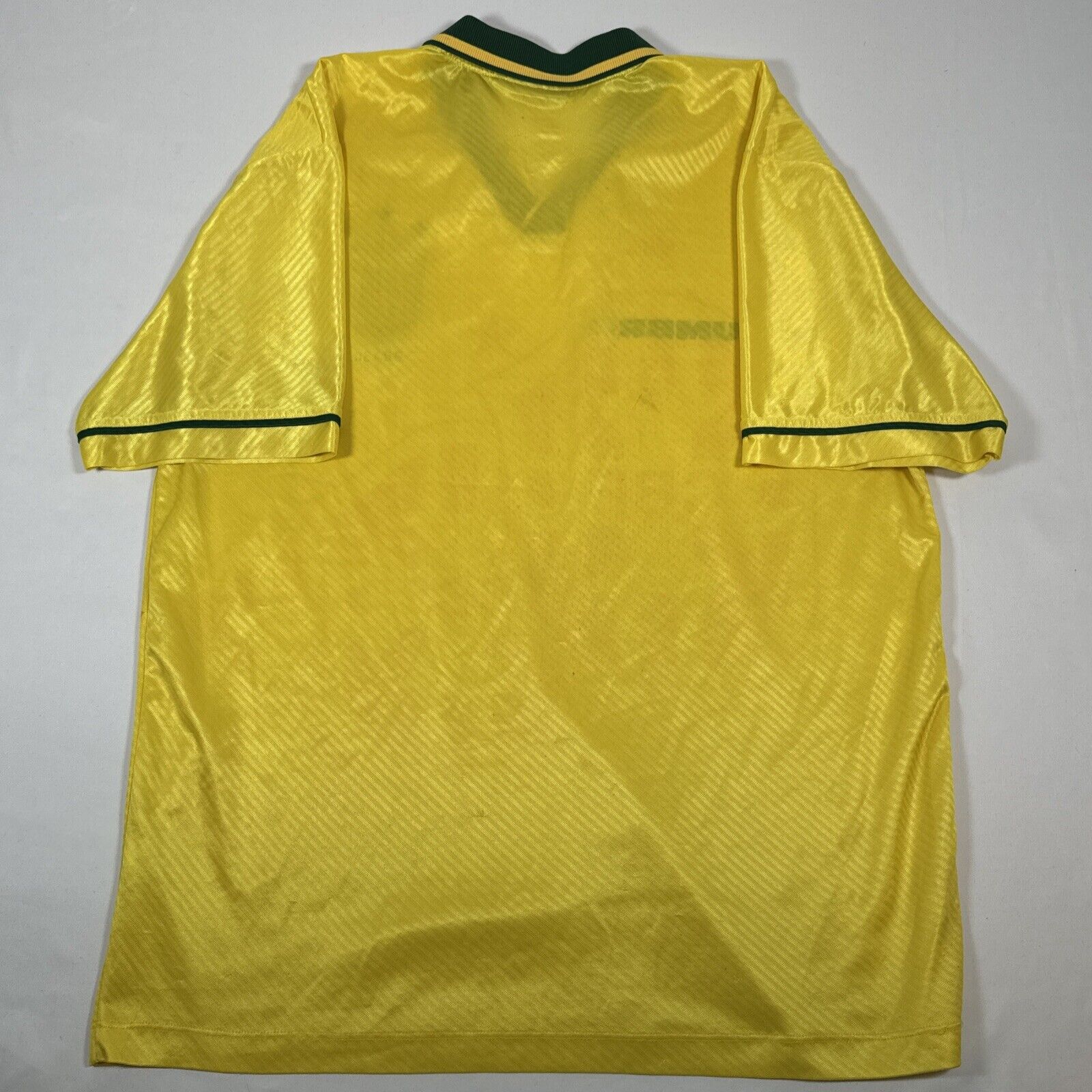 brazil 1994 1995 world cup home football shirt 3 star men s xl4
