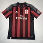 AC Milan 2015/2016 UCL Home Football Shirt  Men’s Medium