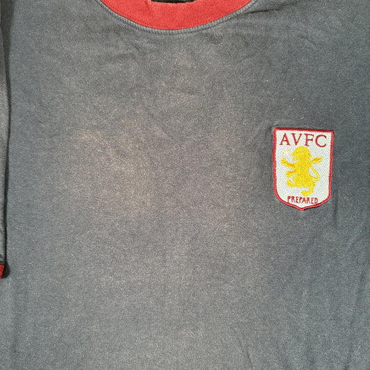 Official Aston Villa Blue Leisure Football TShirt   Large