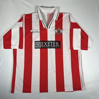 Exeter City 1998/1999 Home Football Shirt Men’s XL — full front view