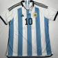 MESSI 10 Argentina 2022/2023 World Cup Final Home Football Shirt BNWT 2XL XXL