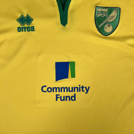 Norwich City 2016/2017 Home Football Shirt   XXL - Football Shirt Kingdom