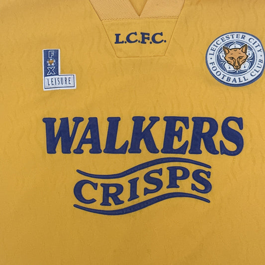 leicester city 1992 1993 1994 third football shirt medium 11