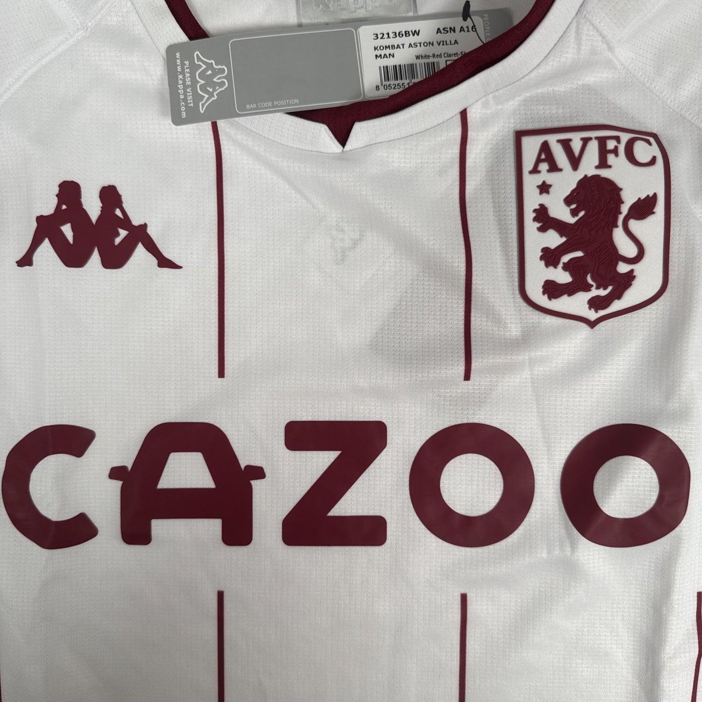 Aston Villa 2021/2022 Away Football Shirt  Large BNWT - Football Shirt Kingdom