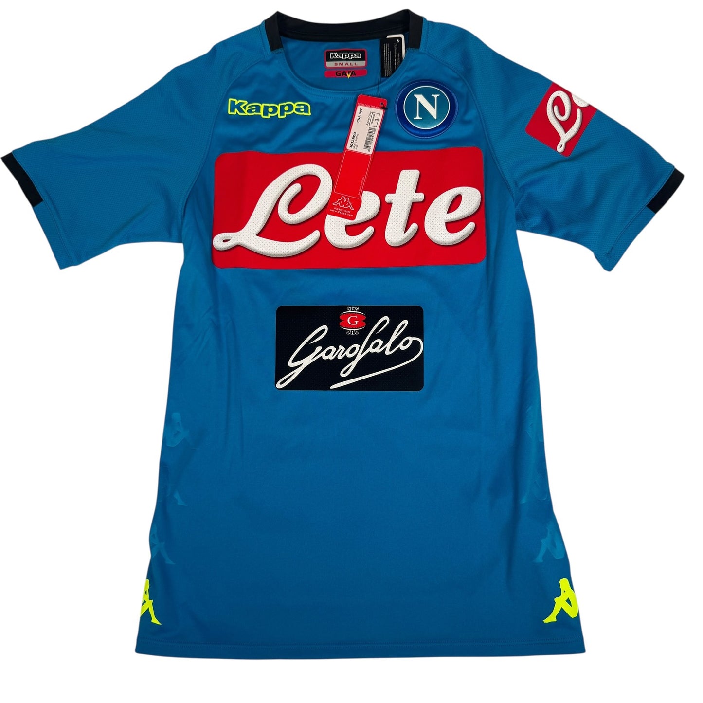 SSC Napoli 2018/2019 Kappa Training Football Shirt Small BNWT