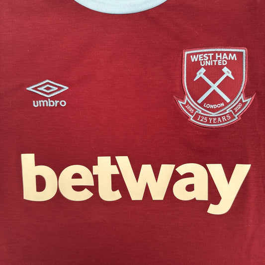 west ham united 2020 2021 home football shirt 125 years large1