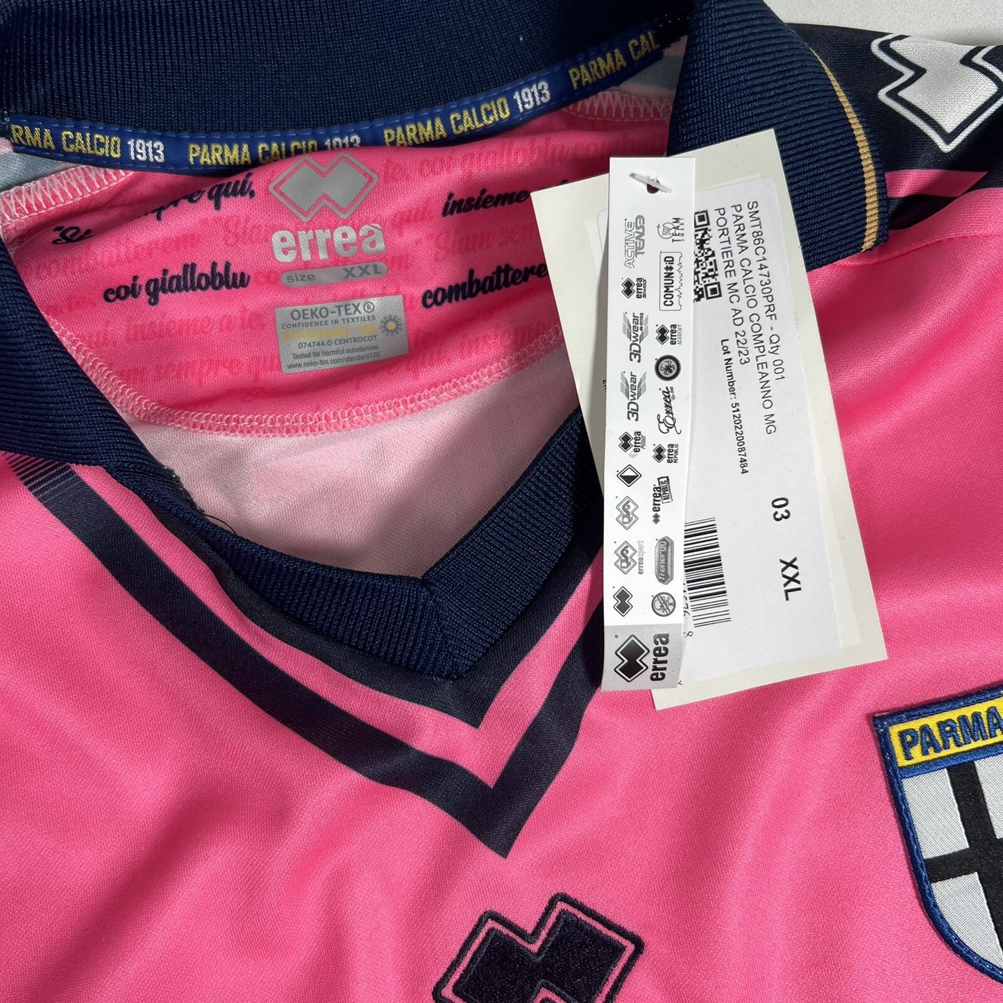 buffon 1 parma 2022 2023 goalkeeper football shirt signed last season 23