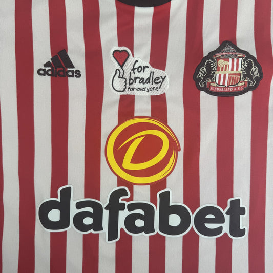 Sunderland AFC 2017/2018 Home Football Shirt  Medium