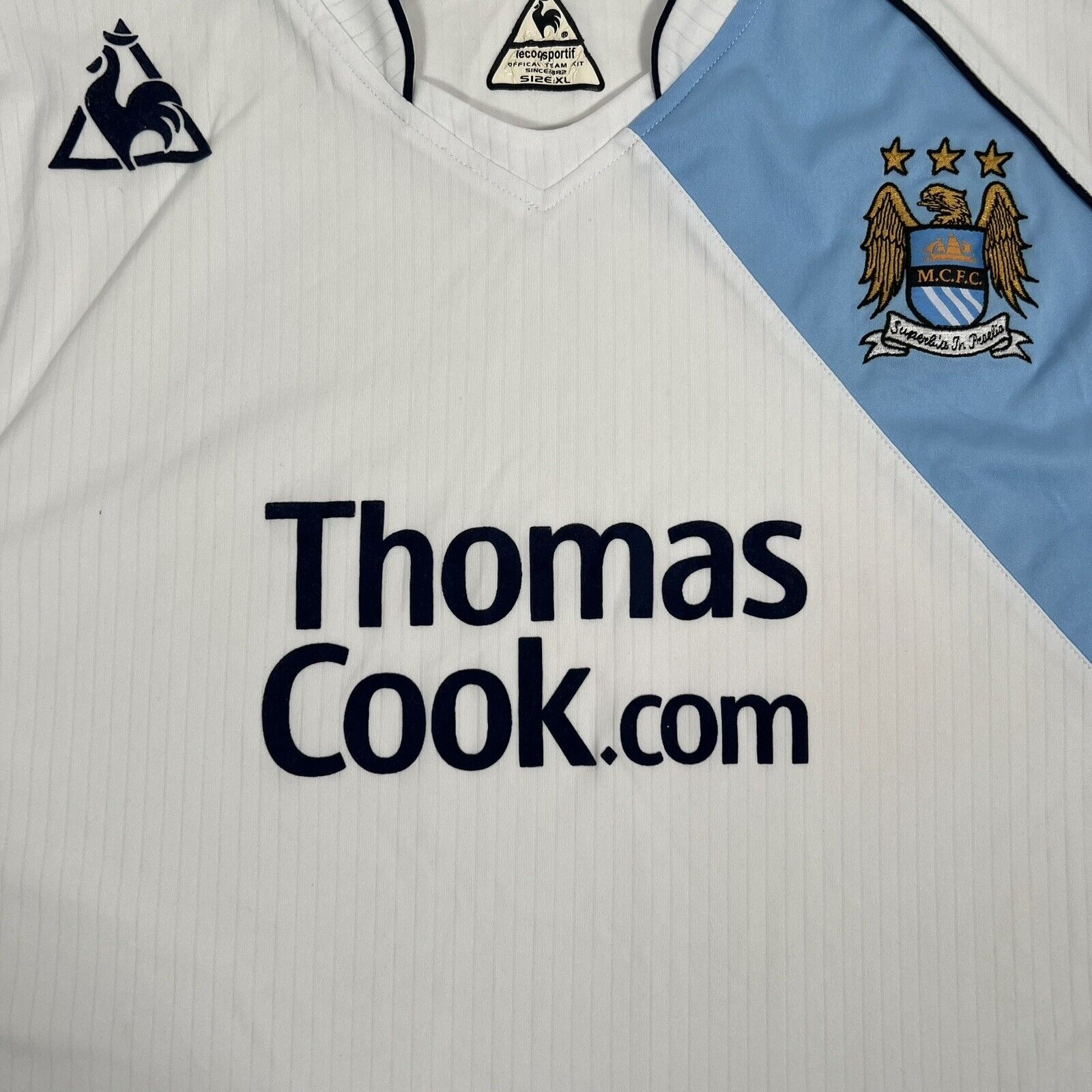 manchester city 2007 2008 third football shirt xl 21