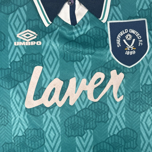 Sheffield United 1994/1995 Away Football Shirt  Medium - Football Shirt Kingdom