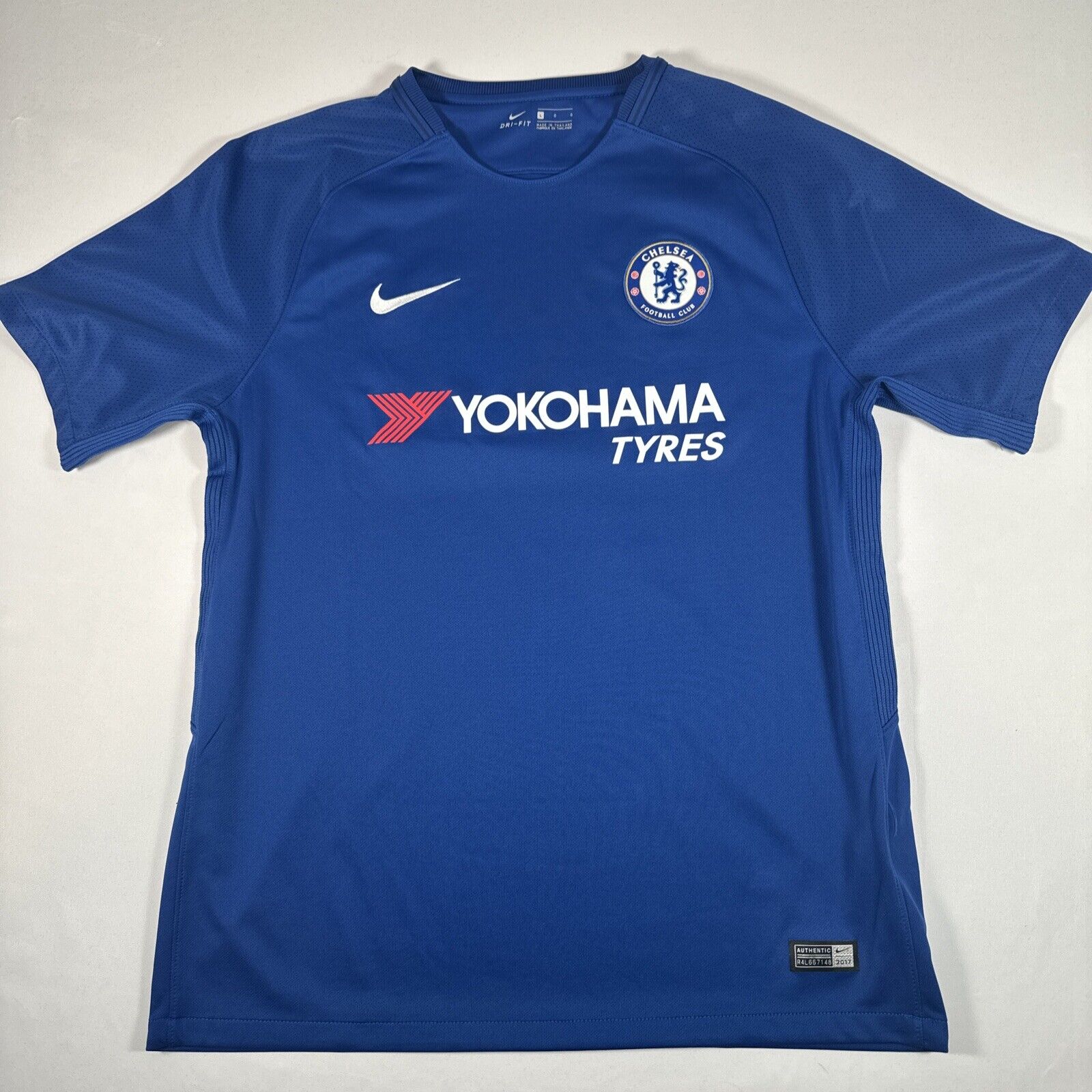chelsea 2017 2018 home football shirt men s large2