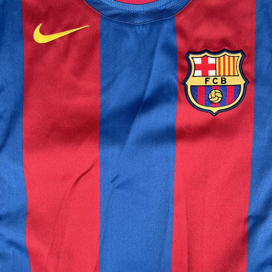 Barcelona 2004/2005 Home Football Shirt  Men’s Large - Football Shirt Kingdom