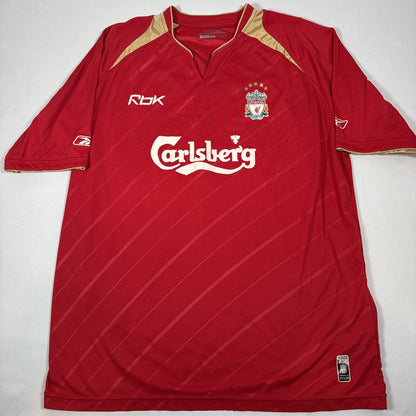 liverpool 2005 2006 european home football shirt 2xl xxl2