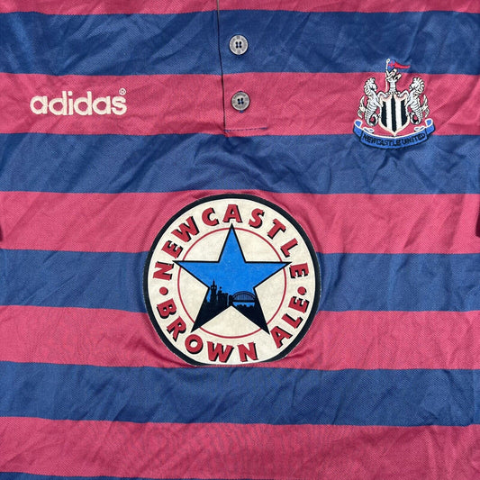 Newcastle United 1995/1996 Away Football Shirt  Large - Football Shirt Kingdom