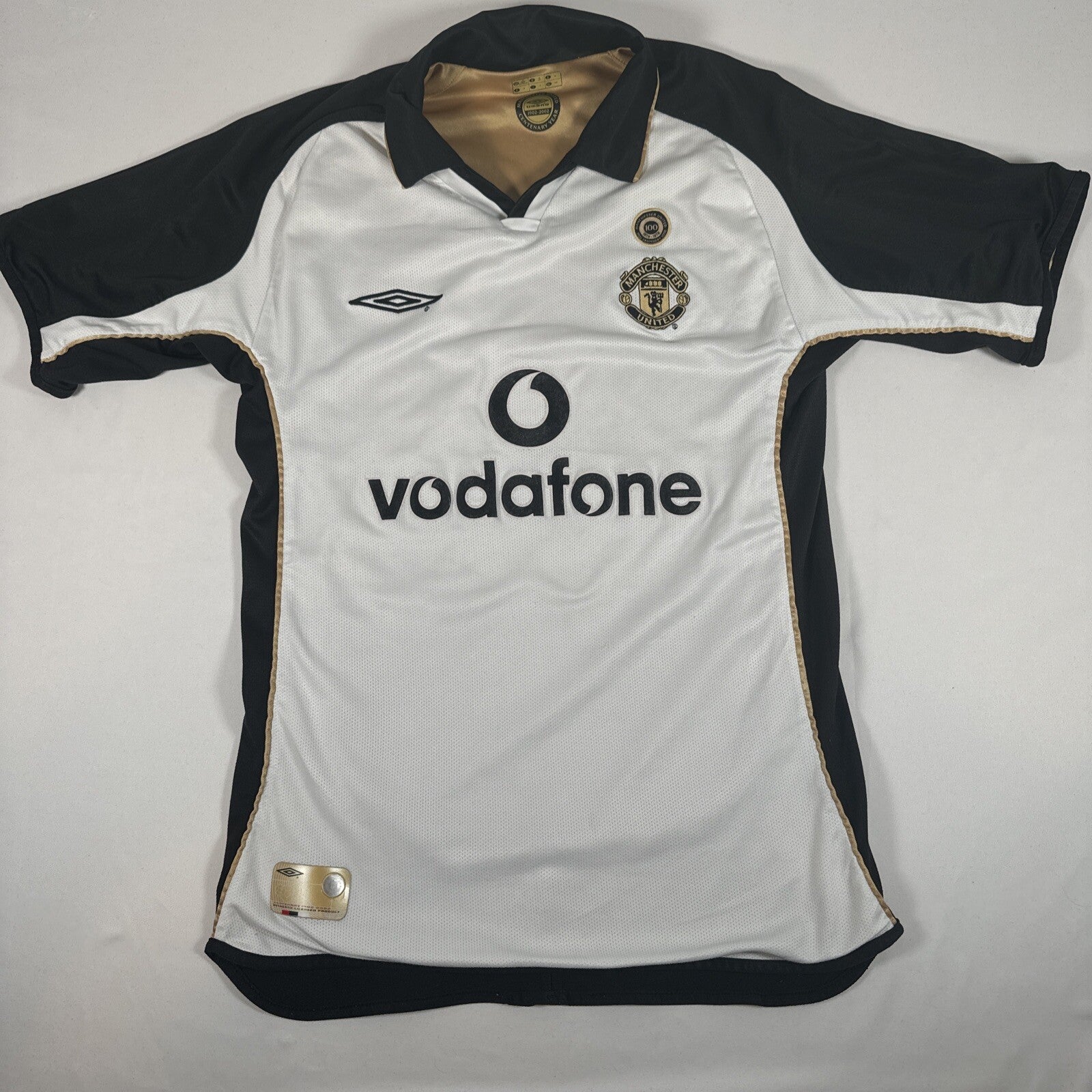 manchester united 2001 2002 away third football shirt reversiblecentenary medium4