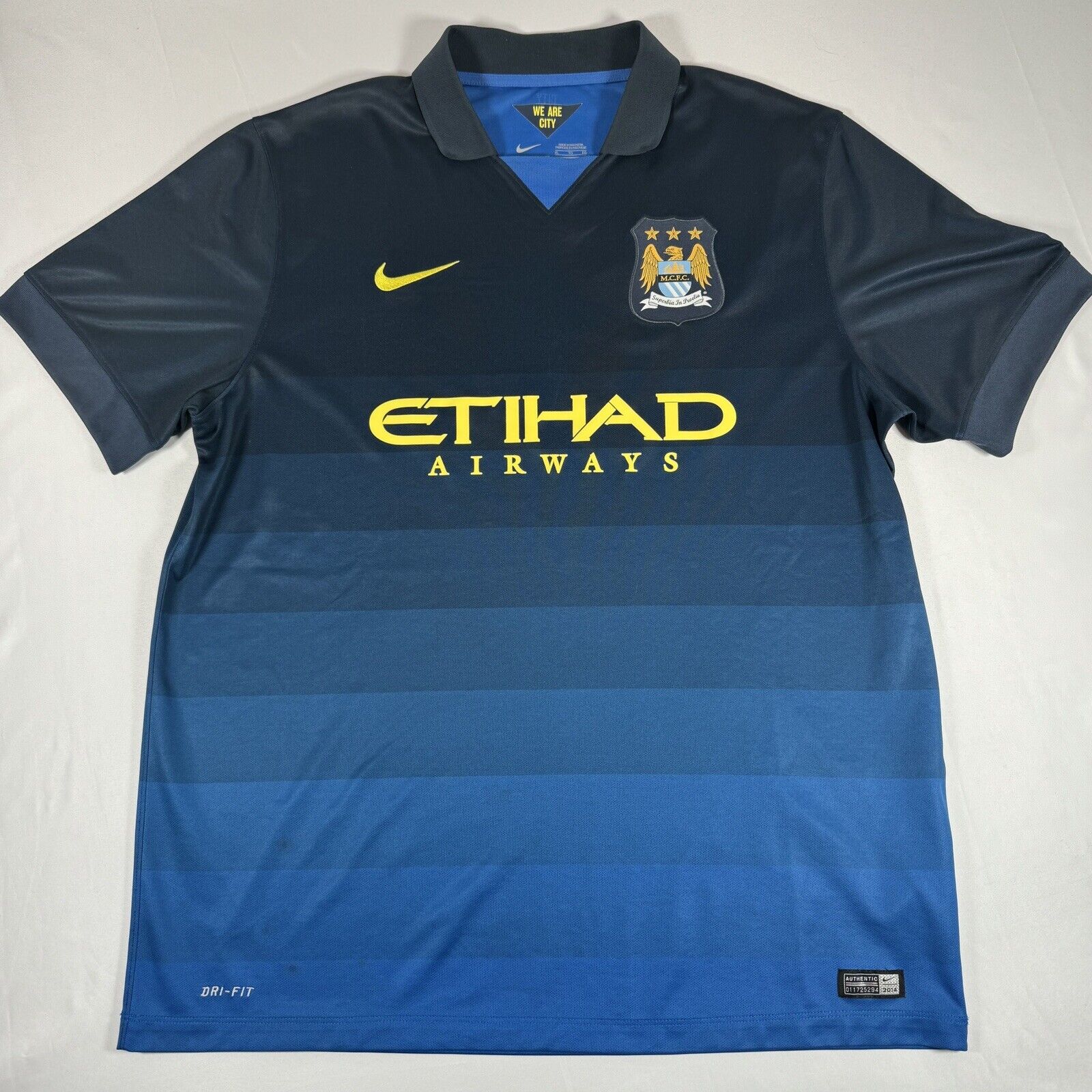 manchester city 2014 2015 away football shirt men s xl2