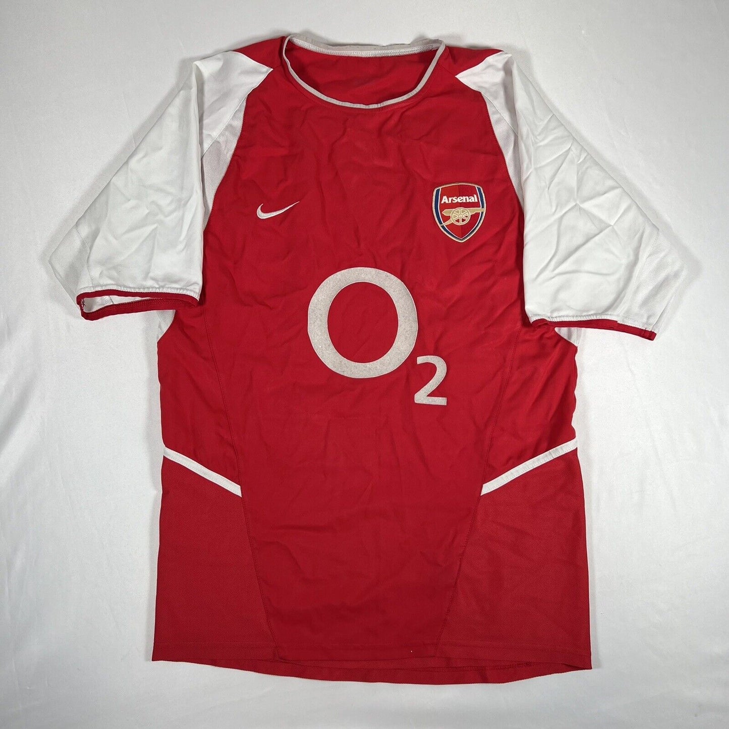 arsenal 2002 2003 2004 home football shirt men s medium2