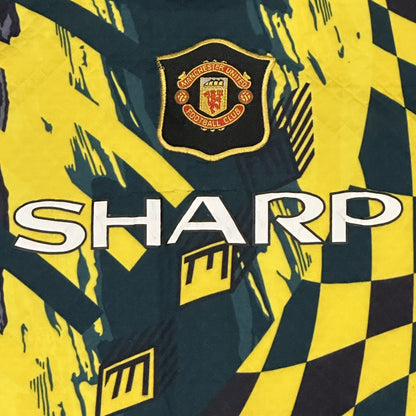 Manchester United 1994/1995/1996 Goalkeeper Football Shirt Medium — front close-up