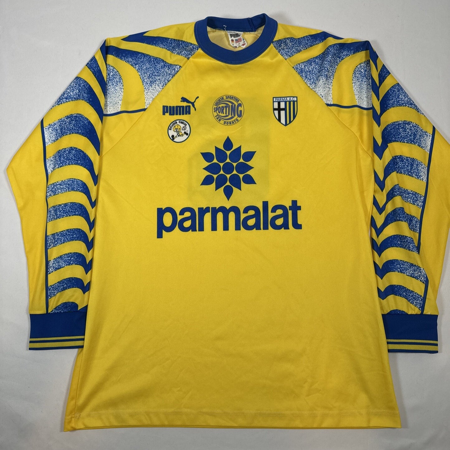 parma 1995 1996 1997 away football shirt basic long sleeve medium2
