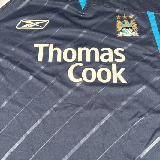 manchester city 2005 2006 away football shirt long sleeve large1