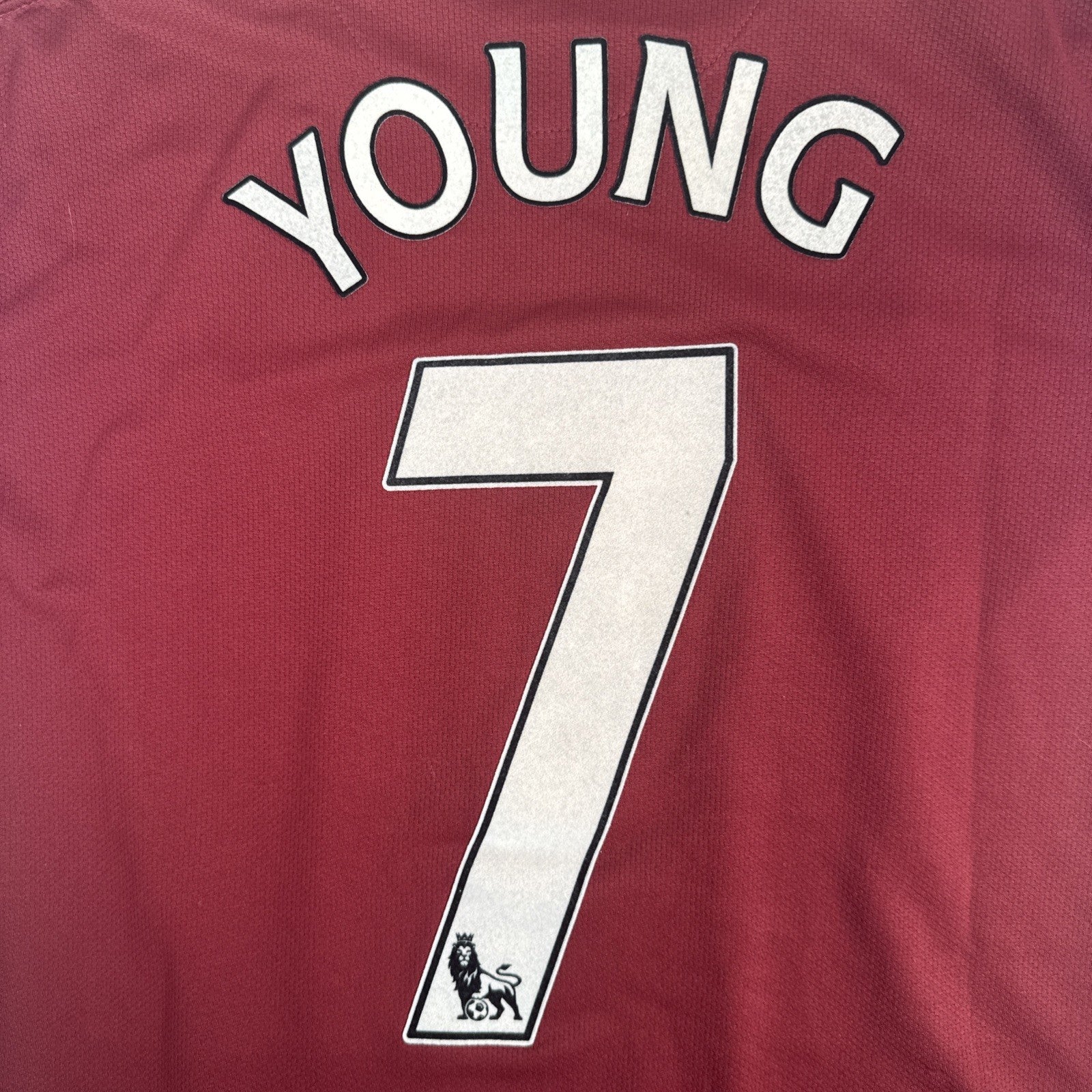 young 7 aston villa 2007 2008 home football shirt large1