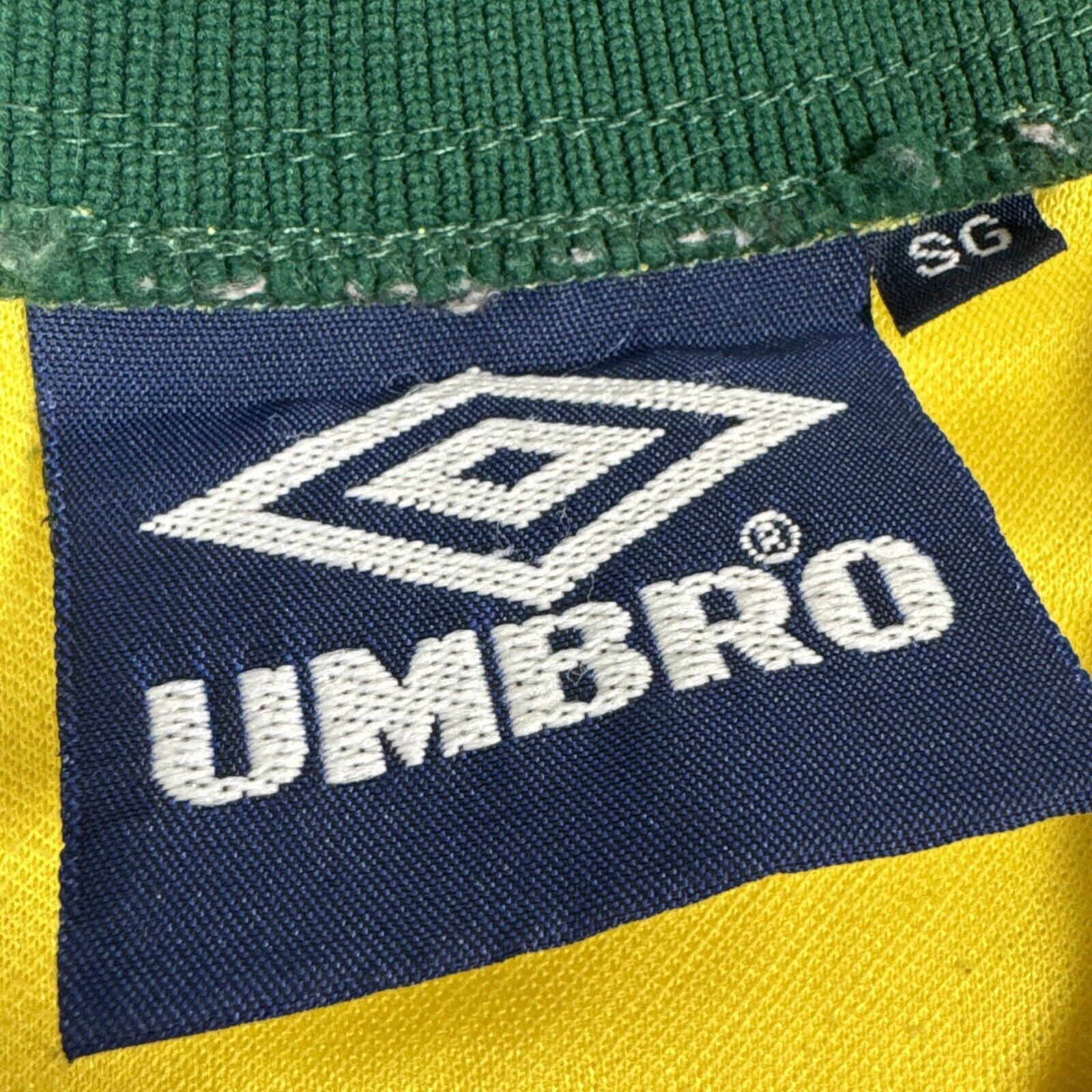 brazil 1994 1995 world cup home football shirt 3 star men s xl5