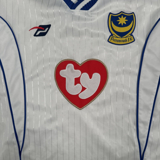 Portsmouth 2002/2003 Away Football Shirt  XL - Football Shirt Kingdom