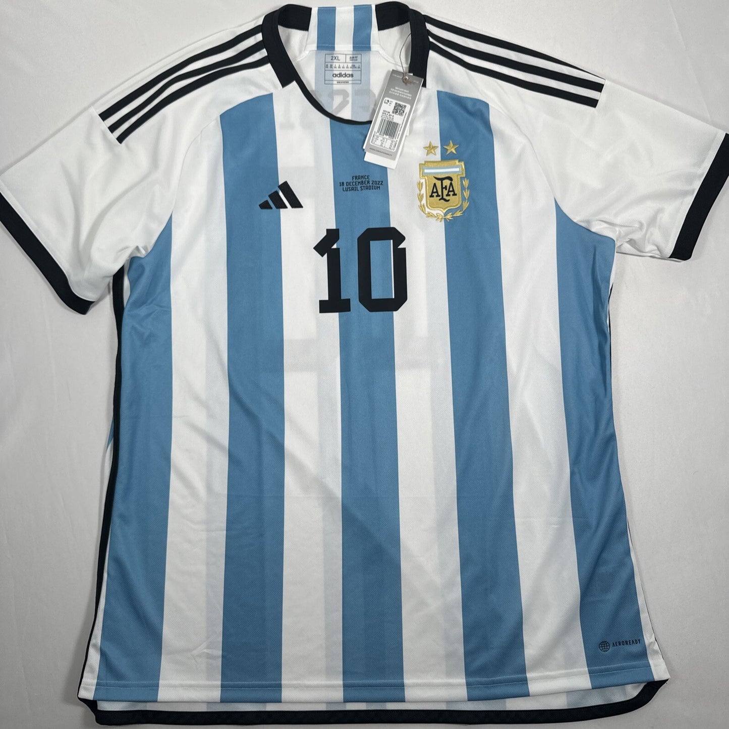 messi 10 argentina 2022 2023 world cup final home football shirt bnwt 2xl xxl3