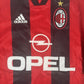 AC Milan 1998/1999 Home Football Shirt  Large