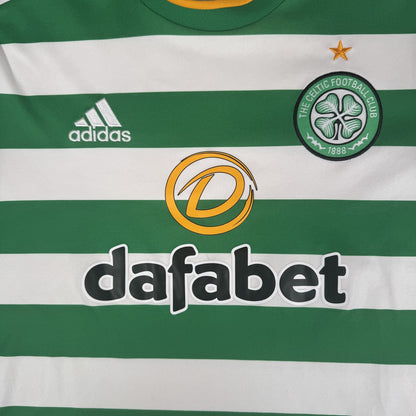Celtic 2020/2021 Home Long Sleeve Football Shirt Medium