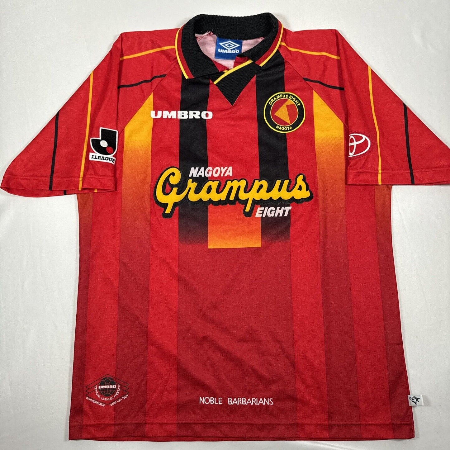 Nagoya Grampus 1997/1998 Home Football Shirt   Large