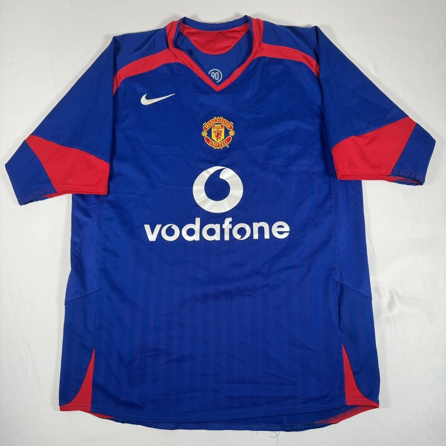manchester united 2005 2006 2007 away football shirt medium 12