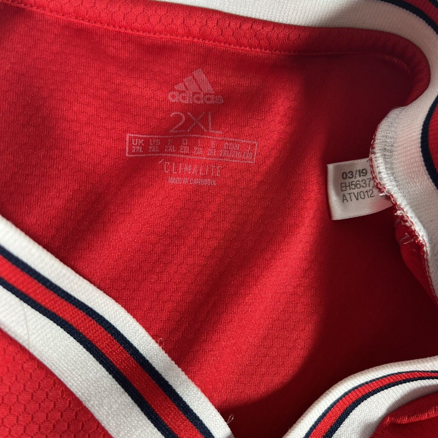 arsenal 2019 2020 home football shirt xxl 2xl4