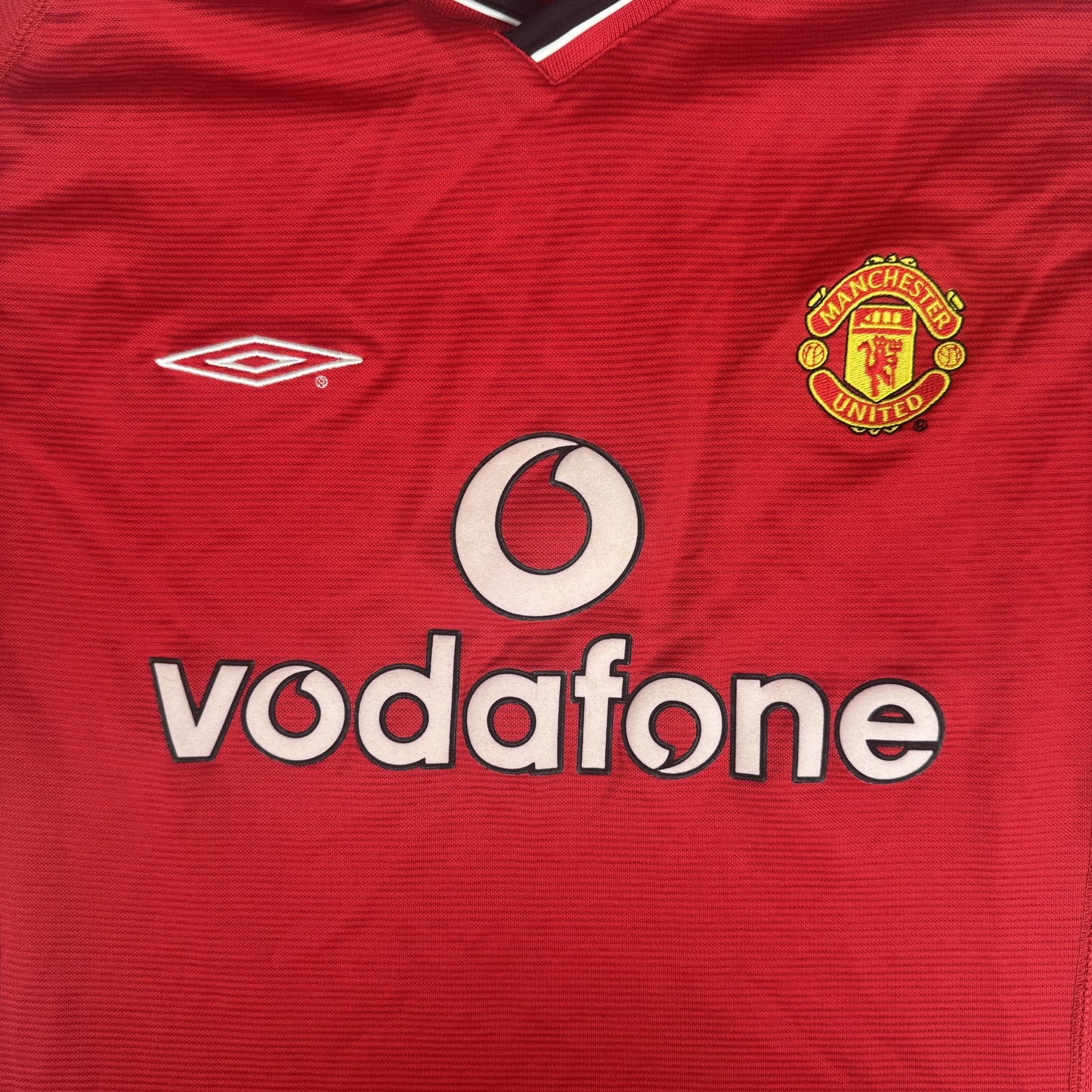 Manchester United 2000/2001/2002 Home Football Shirt  Large