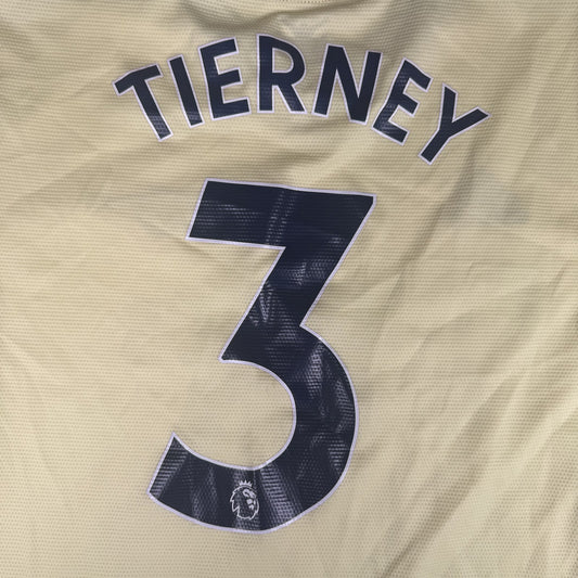 TIERNEY 3 Arsenal 2021/2022 Away Long Sleeve Football Shirt XL