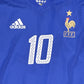 zidane france 2002 world cup player spec home football shirt w tin xl2