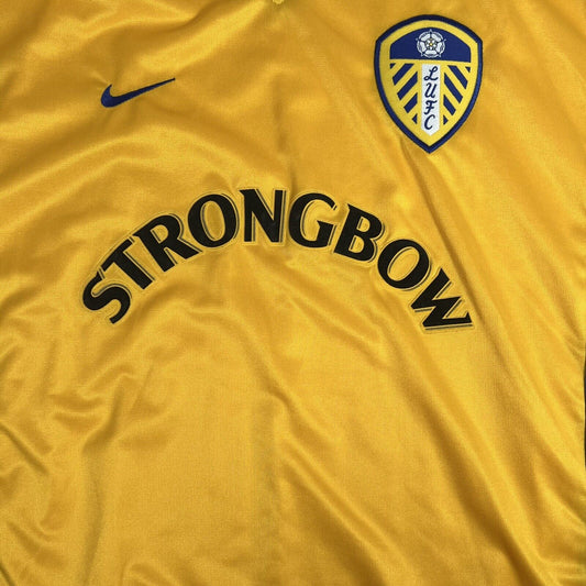 Leeds United 2000/2001/2002 Away Football Shirt Long Sleeve UCL 2XL - Football Shirt Kingdom
