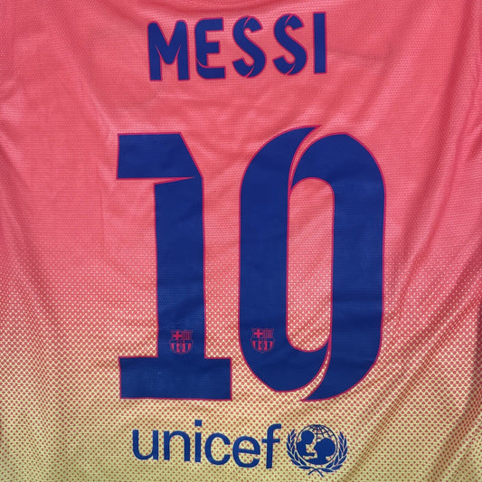 MESSI 10 Barcelona 2012/2013 Away Football Shirt  Large